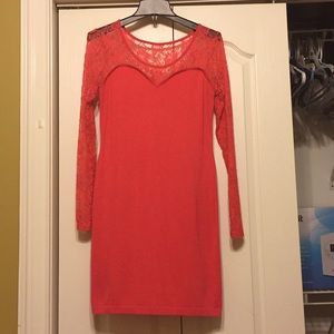 Coral dress